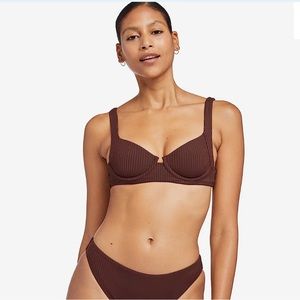 Vitamin A - Demi Bikini Top, Eco Rib